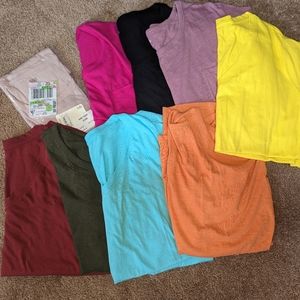 Bundle / Lot of 9 basic T shirts